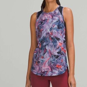 Lululemon Sculpt Tank Top Atmospheric Purple Multi / Classic Navy Size Medium